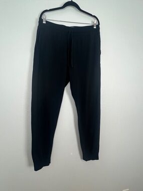 REIGNING CHAMP Black Slim Sweatpants Neutral Comfy Casual XL